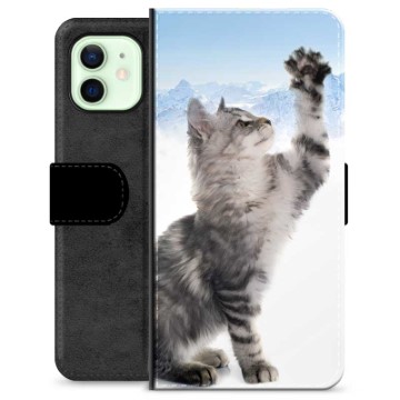 iPhone 12 Premium Plånboksfodral - Kat