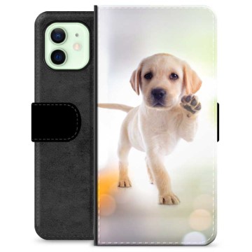 iPhone 12 Premium Plånboksfodral - Hund