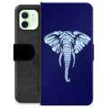 iPhone 12 Premium Plånboksfodral - Elefant