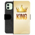 iPhone 12 Premium Plånboksfodral - Kung