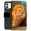 iPhone 12 Premium Plånboksfodral - Lejon