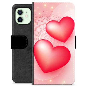 iPhone 12 Premium Plånboksfodral - Kärlek
