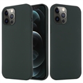 iPhone 12/12 Pro Liquid Silikonskal - MagSafe-kompatibelt - Mörk grön