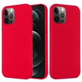 iPhone 12/12 Pro Liquid Silikonskal - MagSafe-kompatibelt - Röd