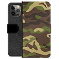 iPhone 12 Pro Max Premium Plånboksfodral - Kamouflage