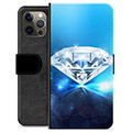 iPhone 12 Pro Max Premium Plånboksfodral - Diamant