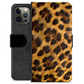 iPhone 12 Pro Max Premium Plånboksfodral - Leopard