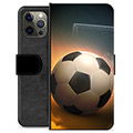 iPhone 12 Pro Max Premium Plånboksfodral - Fotboll