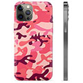 iPhone 12 Pro Max TPU-Skal - Rosa Kamouflage