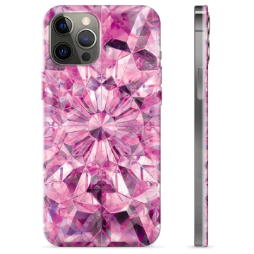iPhone 12 Pro Max TPU-Skal - Rosa Kristall