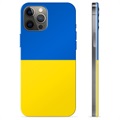 iPhone 12 Pro Max TPU-Skal Ukrainska Flaggan - Gul och ljusblå