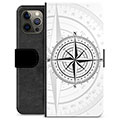 iPhone 12 Pro Max Premium Plånboksfodral - Kompass