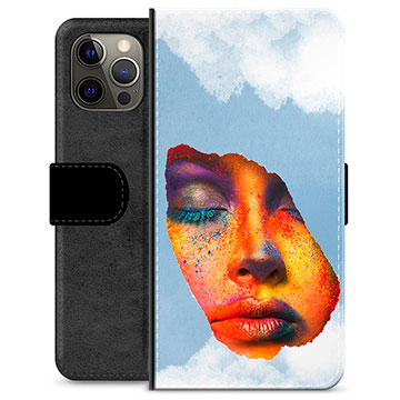 iPhone 12 Pro Max Premium Plånboksfodral - Ansiktsfärg