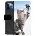 iPhone 12 Pro Premium Plånboksfodral - Kat