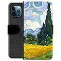 iPhone 12 Pro Premium Plånboksfodral - Cypress