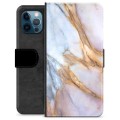 iPhone 12 Pro Premium Plånboksfodral - Elegant Marmor