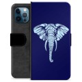 iPhone 12 Pro Premium Plånboksfodral - Elefant