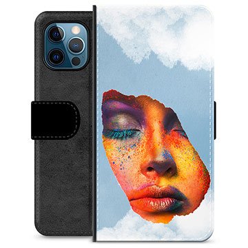 iPhone 12 Pro Premium Plånboksfodral - Ansiktsfärg