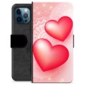 iPhone 12 Pro Premium Plånboksfodral - Kärlek