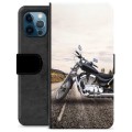 iPhone 12 Pro Premium Plånboksfodral - Motorcykel