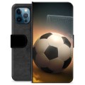 iPhone 12 Pro Premium Plånboksfodral - Fotboll