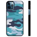 iPhone 12 Pro Skyddsskal - Blå Kamouflage