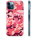 iPhone 12 Pro TPU-Skal - Rosa Kamouflage