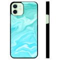 iPhone 12 Skyddsskal - Blå Marmor