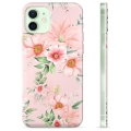 iPhone 12 TPU-Skal - Vattenfärg Blommor