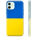 iPhone 12 TPU-Skal Ukrainska Flaggan - Gul och ljusblå