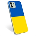 iPhone 12 TPU-Skal Ukrainska Flaggan - Gul och ljusblå