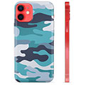 iPhone 12 mini TPU-Skal - Blå Kamouflage