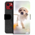 iPhone 13 Mini Premium Plånboksfodral - Hund