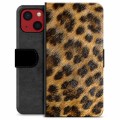 iPhone 13 Mini Premium Plånboksfodral - Leopard