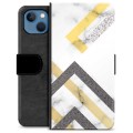 iPhone 13 Premium Plånboksfodral - Abstrakt Marmor