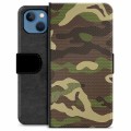 iPhone 13 Premium Plånboksfodral - Kamouflage