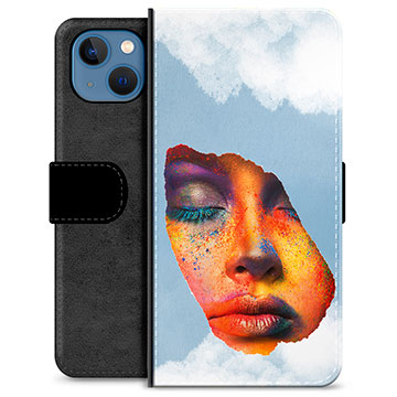 iPhone 13 Premium Plånboksfodral - Ansiktsfärg