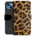 iPhone 13 Premium Plånboksfodral - Leopard