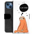 iPhone 13 Premium Plånboksfodral - Slow Down
