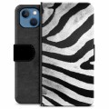 iPhone 13 Premium Plånboksfodral - Zebra