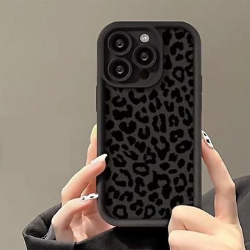 iPhone 13 Pro TPU-Skal med leopardtryck - svart