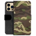 iPhone 13 Pro Max Premium Plånboksfodral - Kamouflage