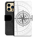iPhone 13 Pro Max Premium Plånboksfodral - Kompass