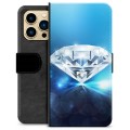 iPhone 13 Pro Max Premium Plånboksfodral - Diamant