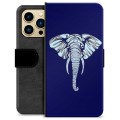 iPhone 13 Pro Max Premium Plånboksfodral - Elefant