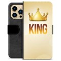 iPhone 13 Pro Max Premium Plånboksfodral - Kung