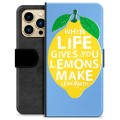 iPhone 13 Pro Max Premium Plånboksfodral - Citroner
