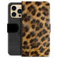 iPhone 13 Pro Max Premium Plånboksfodral - Leopard