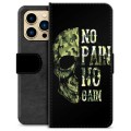 iPhone 13 Pro Max Premium Plånboksfodral - No Pain, No Gain