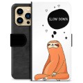 iPhone 13 Pro Max Premium Plånboksfodral - Slow Down
